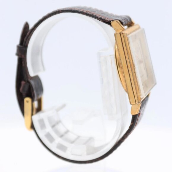 Vintage 1962 Bulova Sunburst Square Men\'s Automatic Wristwatch 10k RGP main image 4